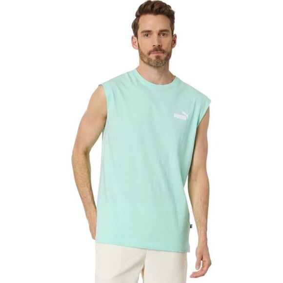 Puma Other - Puma Men's Ess Logo Graphic Sleeveless T-Shirt  top Mint-XL